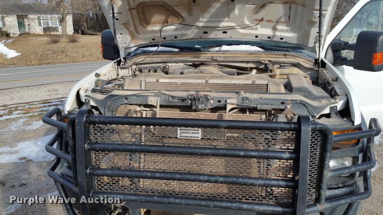 image for item DA5829 2008 Ford F450 Super Duty Crew Cab flatbed truck