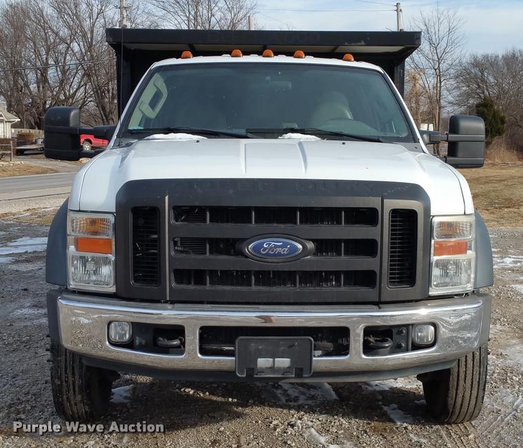 image for item DA5830 2008 Ford F550 Crew Cab dump truck