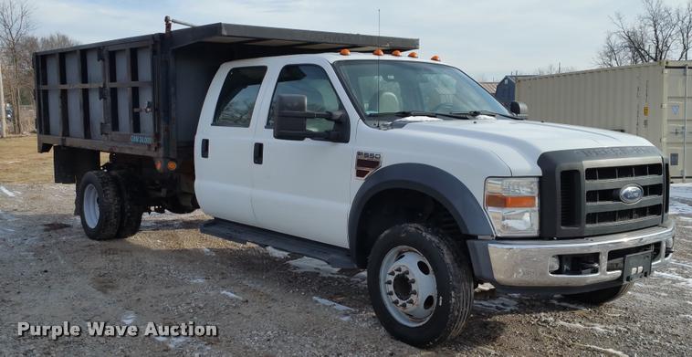 image for item DA5830 2008 Ford F550 Crew Cab dump truck