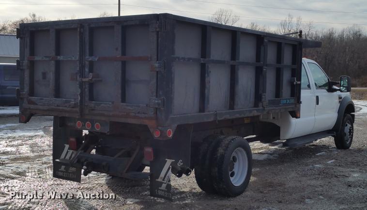 image for item DA5830 2008 Ford F550 Crew Cab dump truck