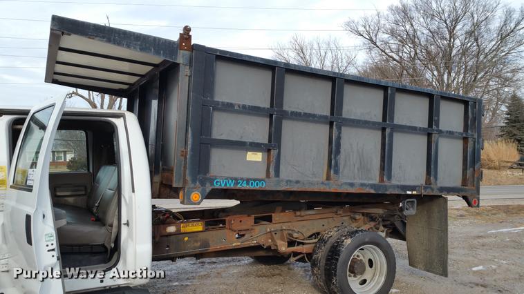 image for item DA5830 2008 Ford F550 Crew Cab dump truck