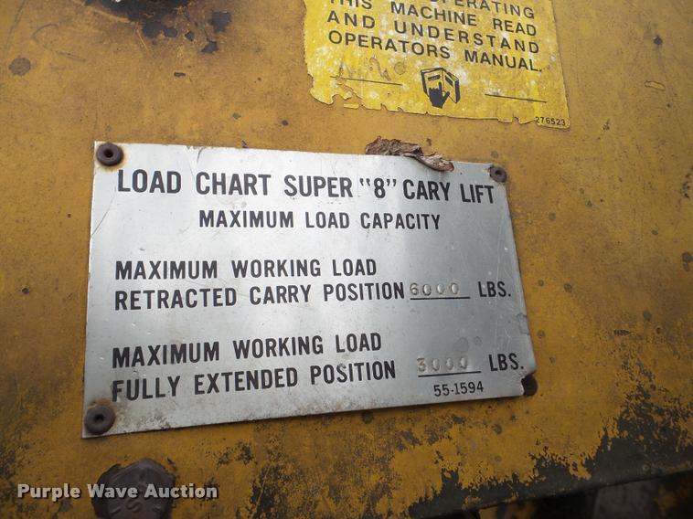 image for item DB2291 Pettibone Highlift Super 8 telehandler