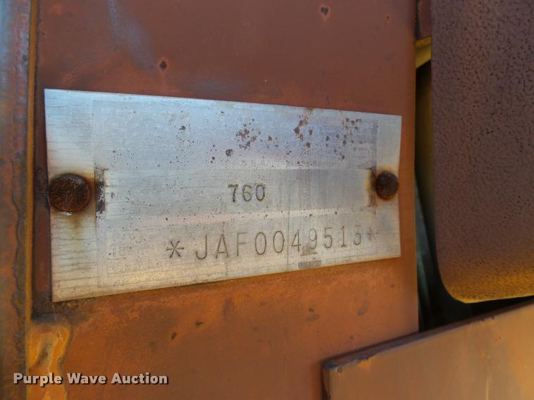 image for item DB5422 1990 Case 760 trencher