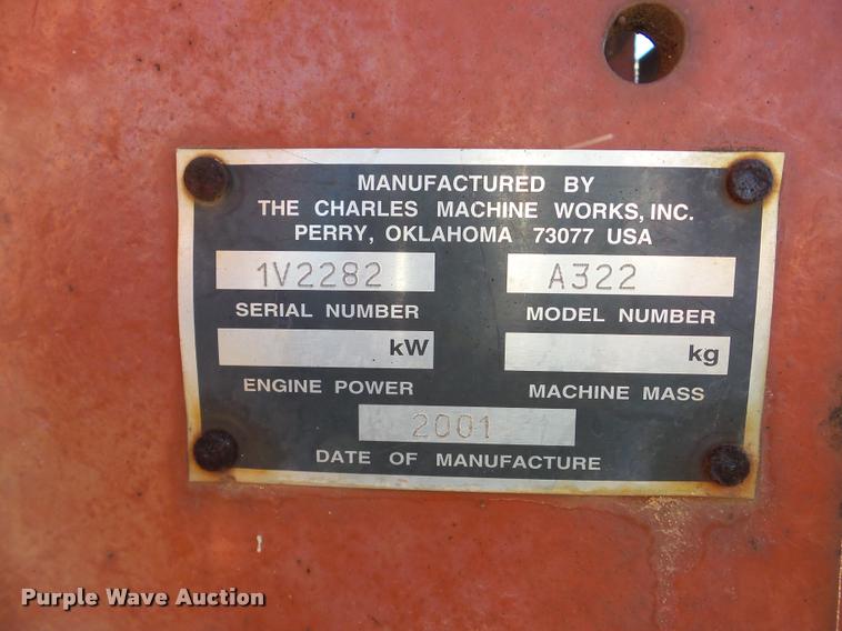 image for item DB5423 2001 Ditch Witch 3700DD trencher