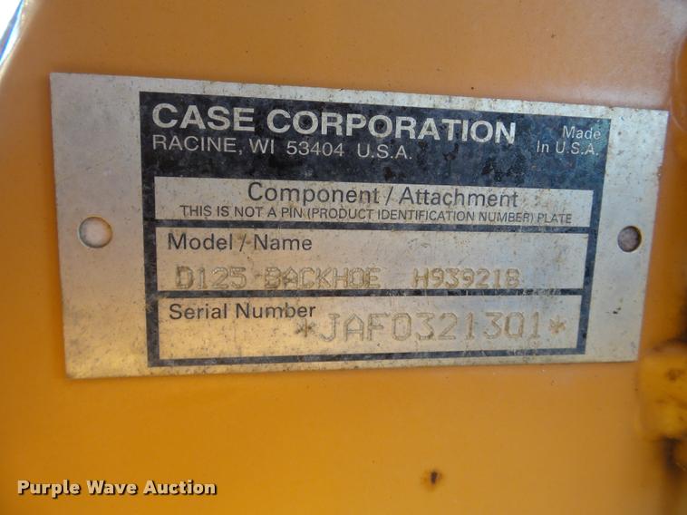 image for item DB5424 1999 Case 560 trencher