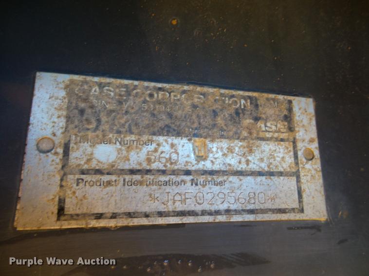 image for item DB5424 1999 Case 560 trencher