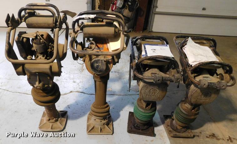 image for item DI9644 (4) walk behind compactors