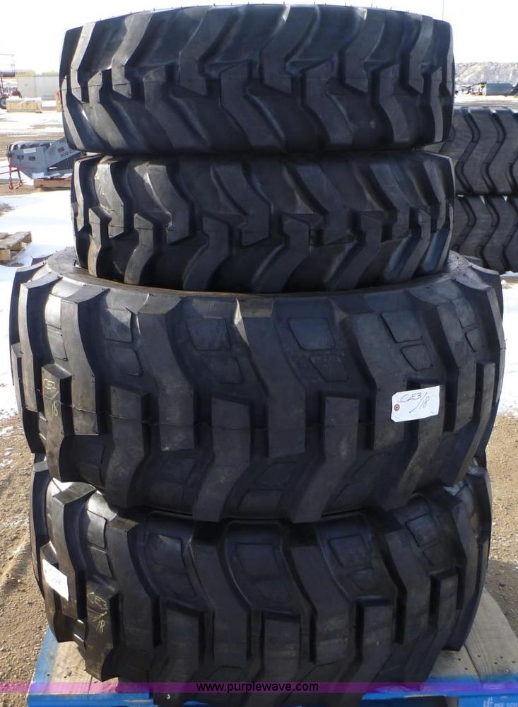 image for item F1055 (4) Marcher backhoe tires