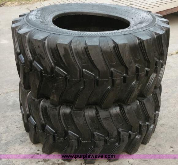 image for item F1055 (4) Marcher backhoe tires