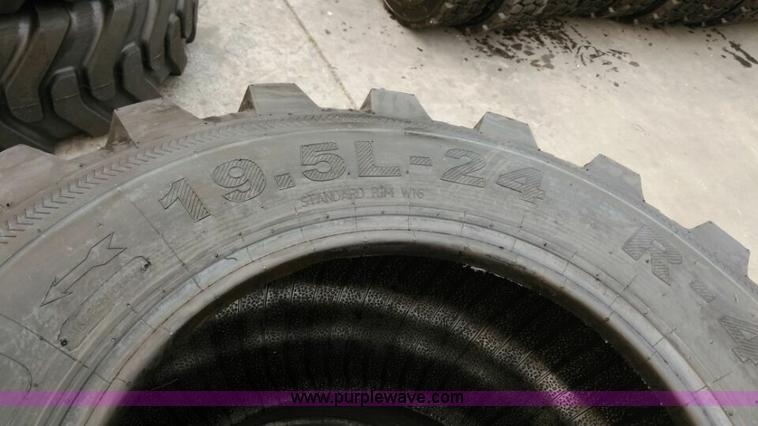image for item F1055 (4) Marcher backhoe tires