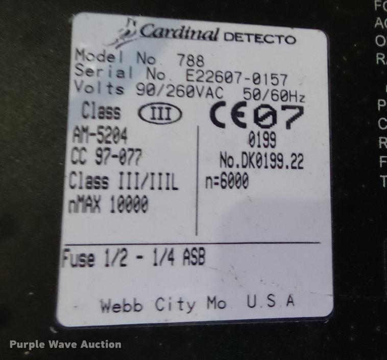 image for item F1955 Cardinal scale