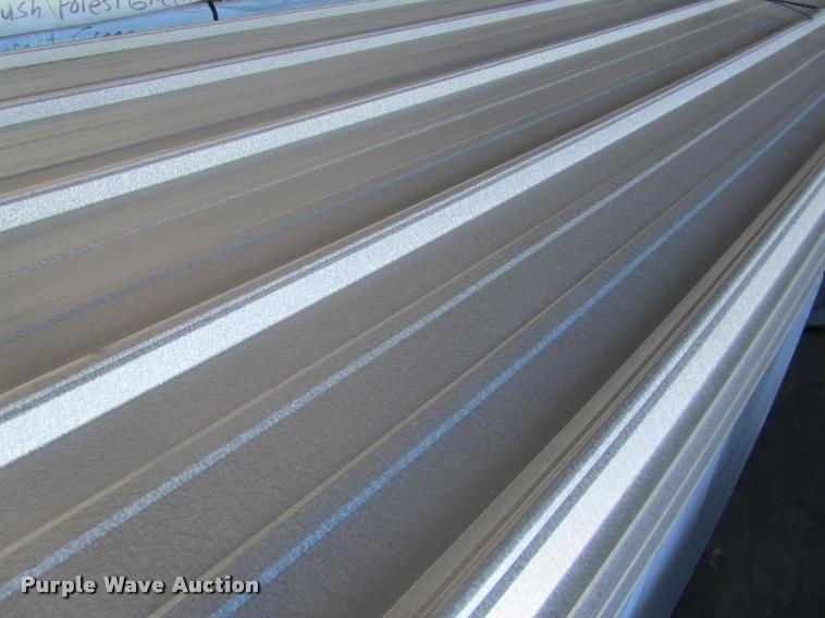 image for item F1963 (60) sheets of metal siding/roofing