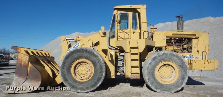 image for item J8669 1988 Kawasaki 110Z II wheel loader