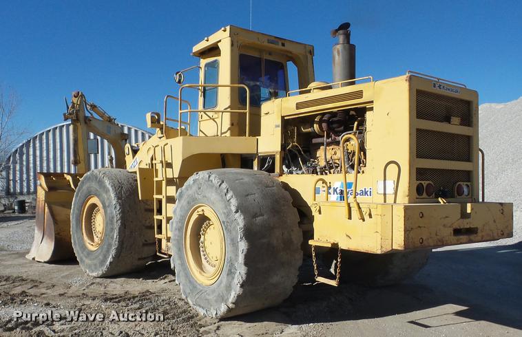 image for item J8669 1988 Kawasaki 110Z II wheel loader