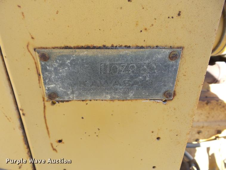 image for item J8669 1988 Kawasaki 110Z II wheel loader