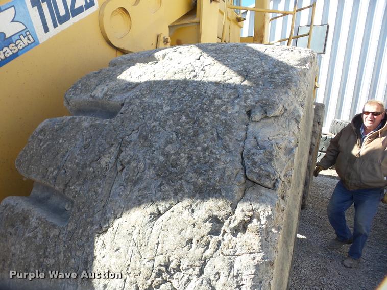 image for item J8669 1988 Kawasaki 110Z II wheel loader