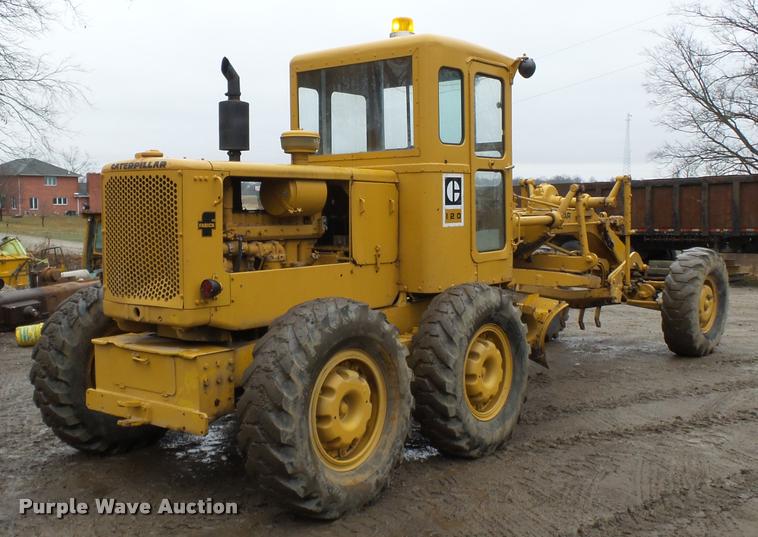 image for item K3407 1970 Caterpillar 120 rigid frame motor grader