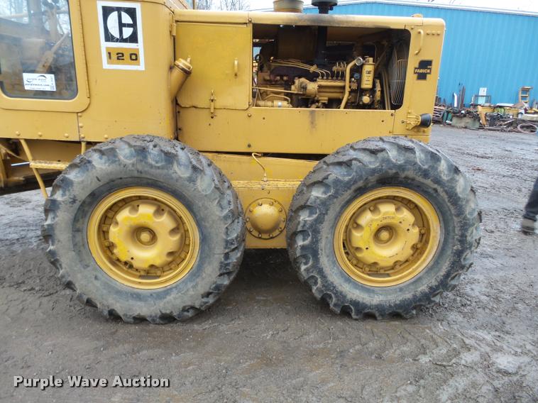image for item K3407 1970 Caterpillar 120 rigid frame motor grader