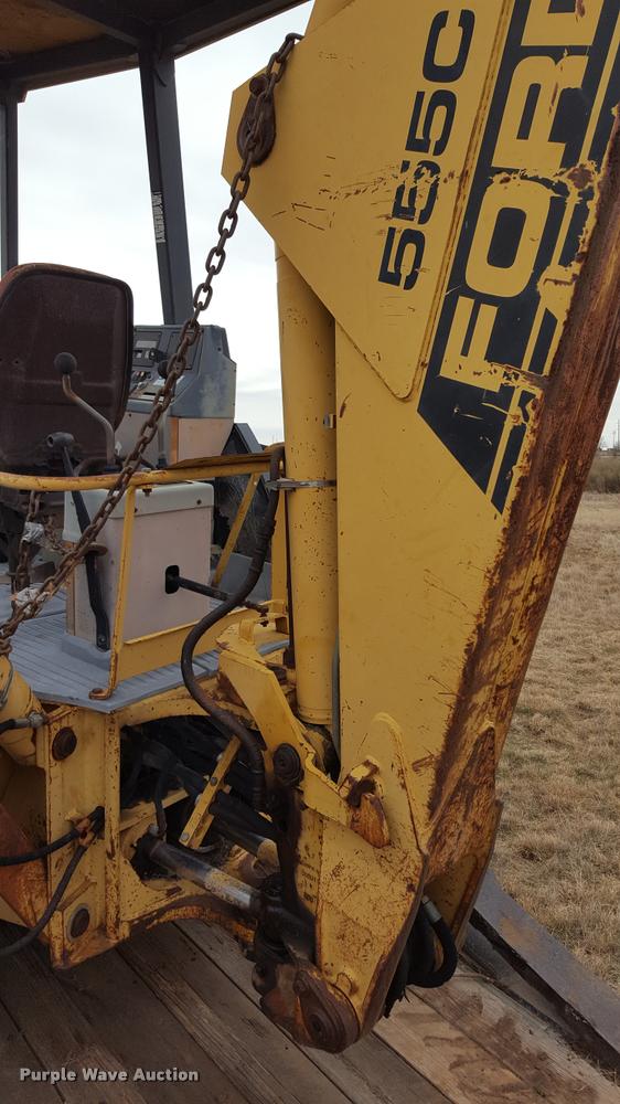 image for item L1729 Ford 555C backhoe