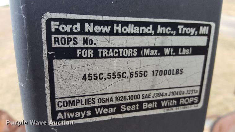 image for item L1729 Ford 555C backhoe