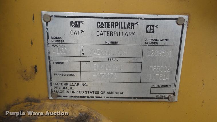 image for item L3287 1997 Caterpillar 416C backhoe