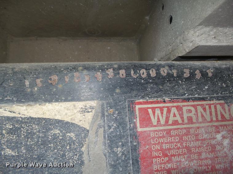 image for item L4244 1990 Cornhusker end dump pup trailer