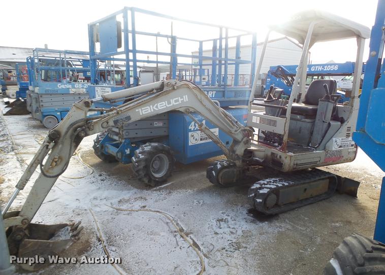 image for item L4248 1999 Takeuchi TB015 compact excavator