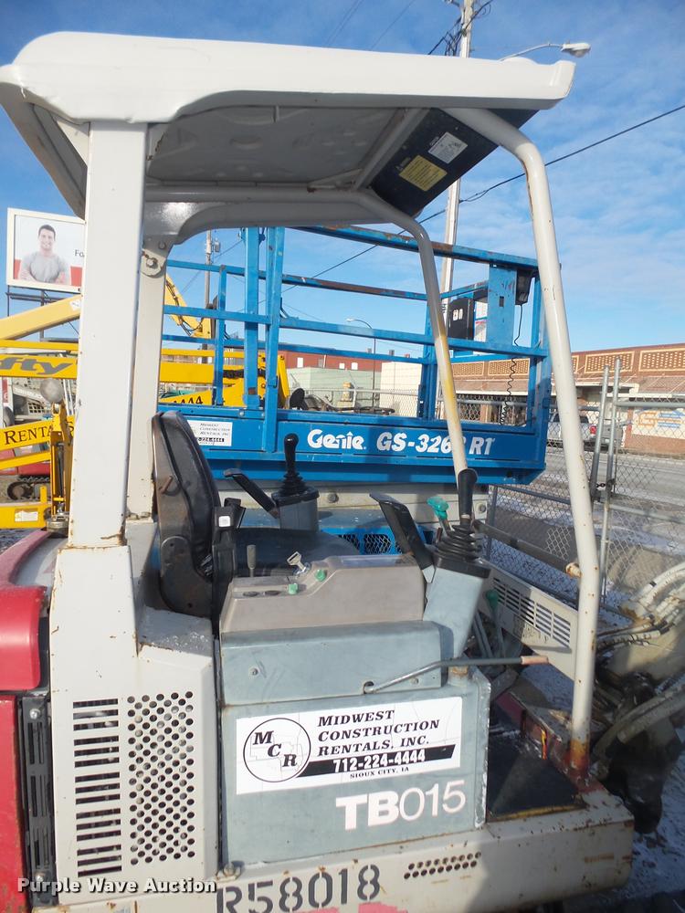 image for item L4248 1999 Takeuchi TB015 compact excavator