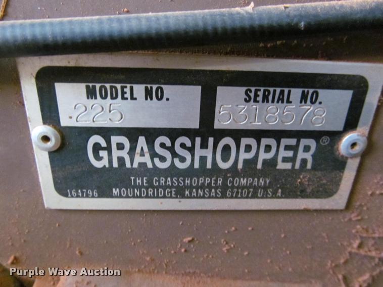 image for item BT9140 Grasshopper 225 ZTR lawn mower