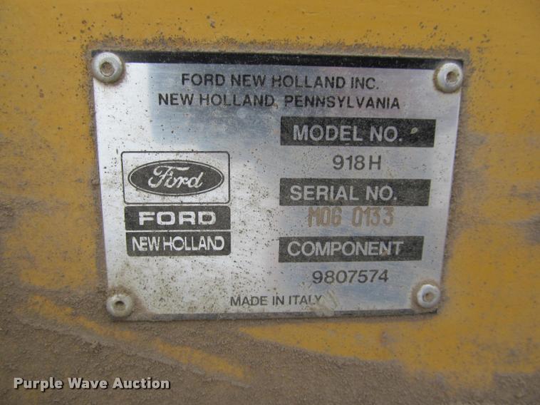 image for item BT9141 New Holland 918H flail mower