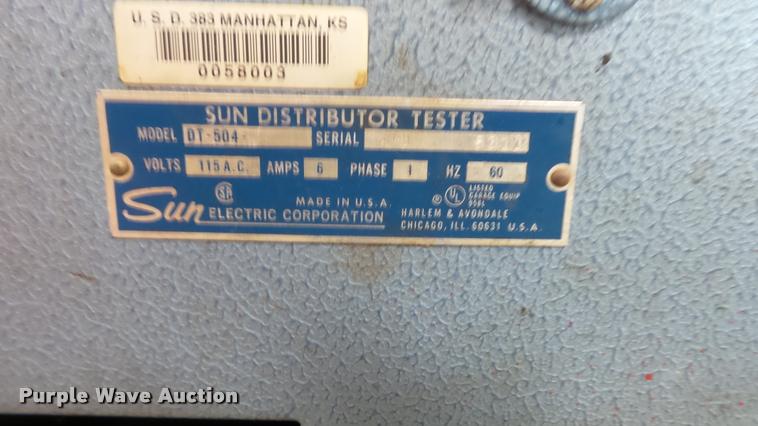 image for item BU9177 Sun 504 distributor tester