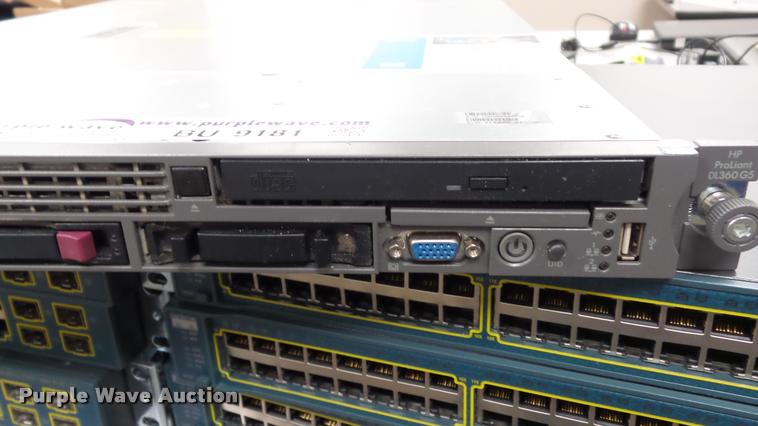 image for item BU9181 HP Proliant DL360 G5 server