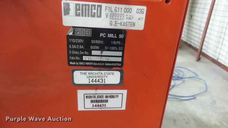 image for item BU9337 Emco PCMILL 50 desktop mill