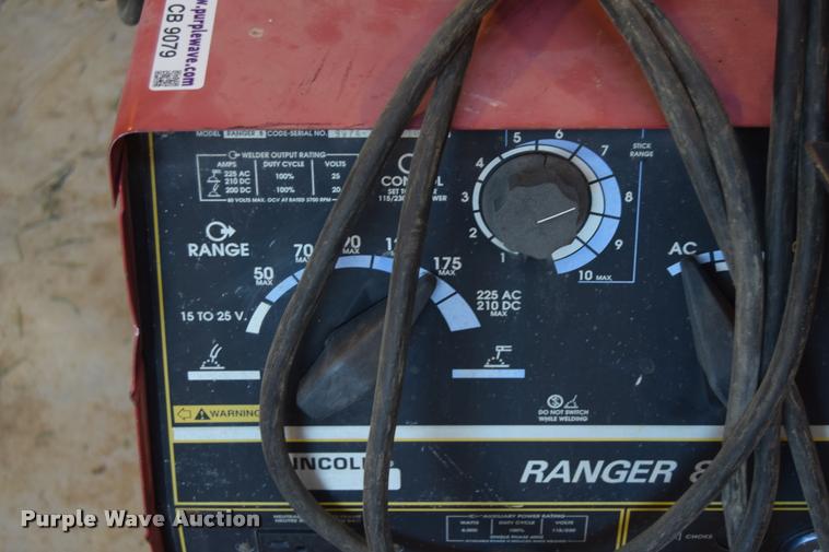 image for item CB9079 Lincoln Ranger 8 welder