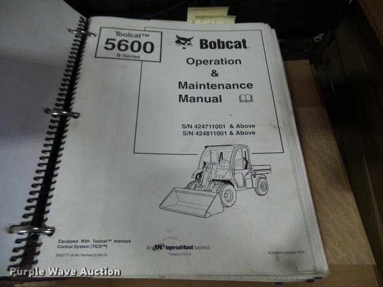 image for item DA3764 2005 Bobcat Toolcat 5600 utility work machine