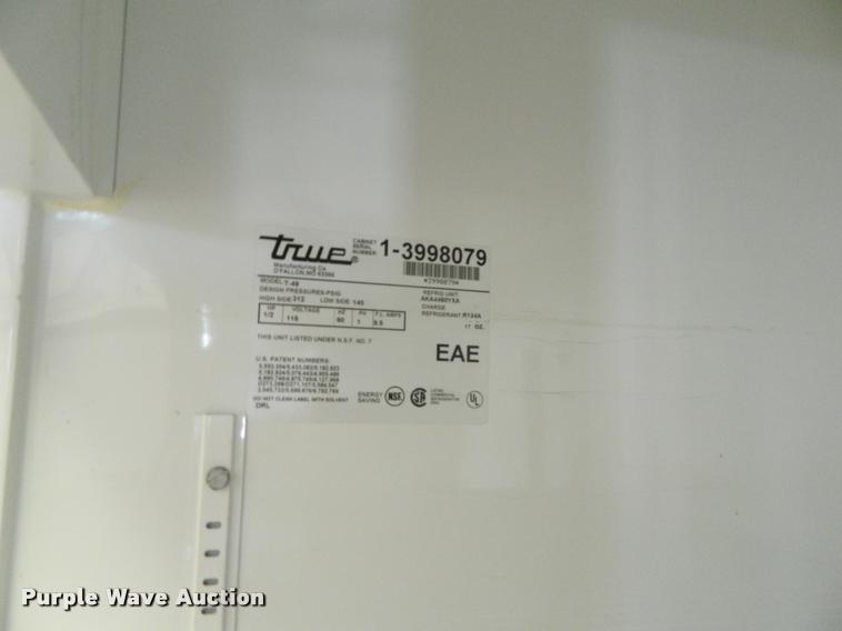 image for item DA9664 True stainless steel refrigerator