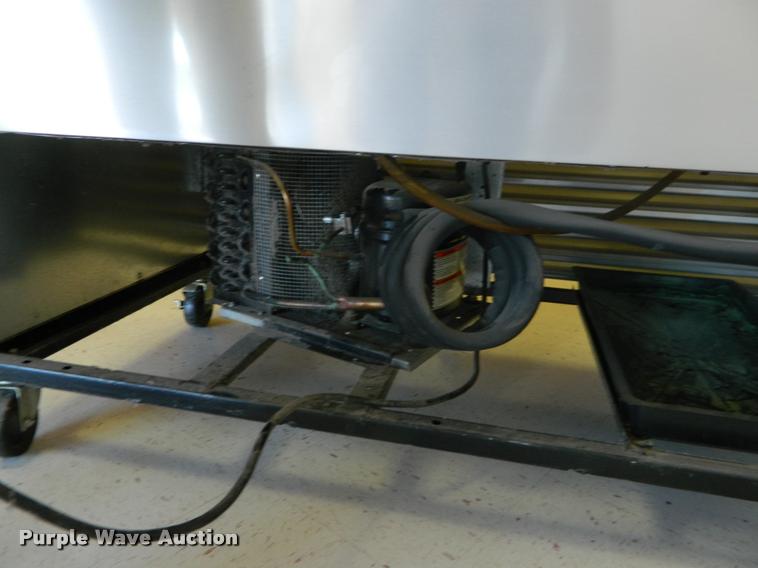 image for item DA9664 True stainless steel refrigerator