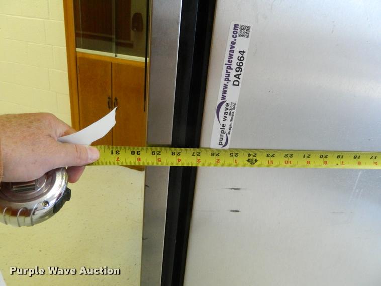 image for item DA9664 True stainless steel refrigerator