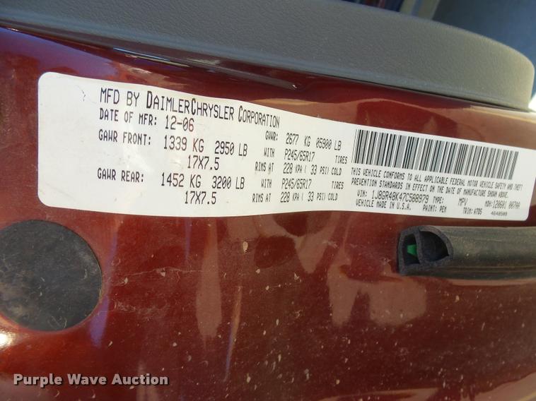 image for item DB1794 2007 Jeep Grand Cherokee Laredo SUV