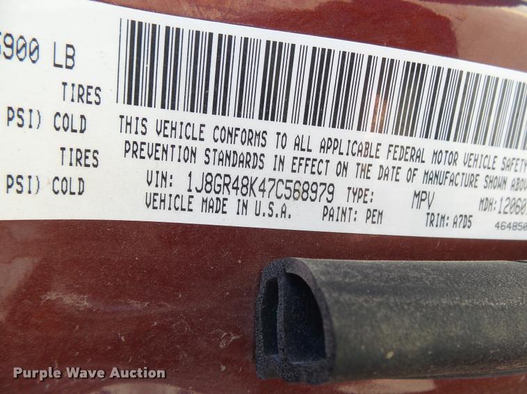 image for item DB1794 2007 Jeep Grand Cherokee Laredo SUV