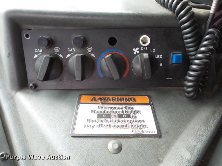 image for item DB2764 1998 Emergency One pumper fire truck