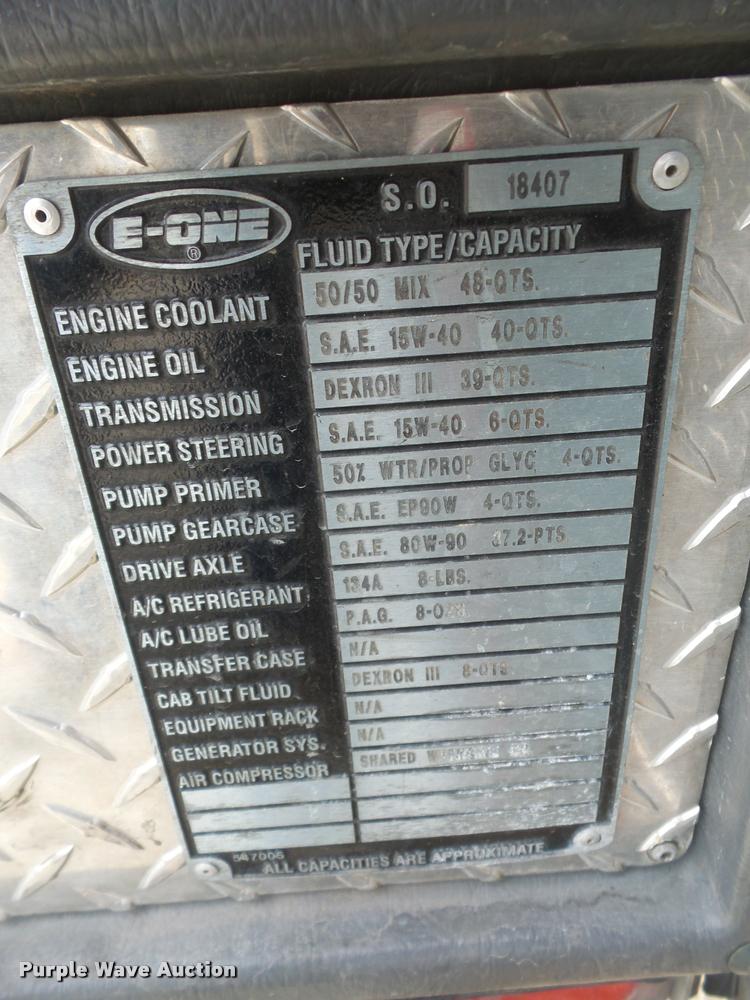 image for item DB2764 1998 Emergency One pumper fire truck