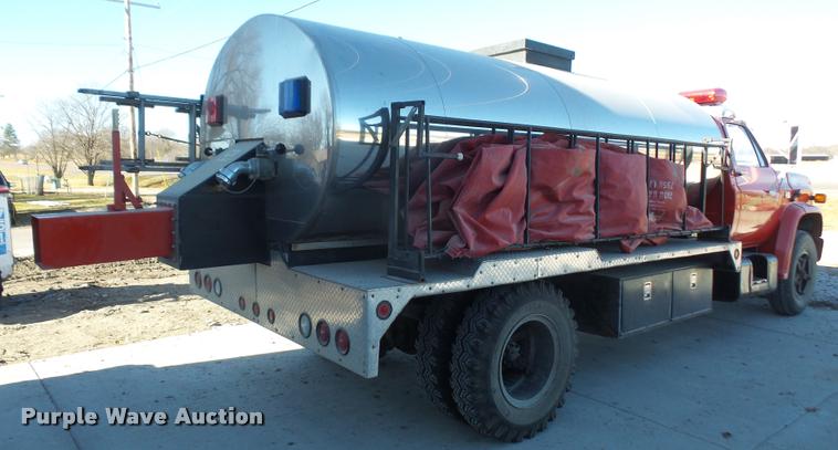 image for item DB2839 1984 Chevrolet C70 tanker fire truck