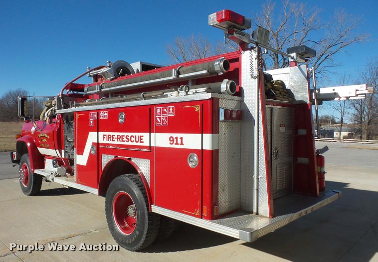 image for item DB2840 1982 GMC 7000 pumper fire truck