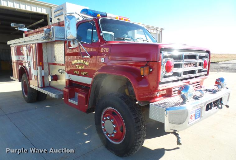 image for item DB2840 1982 GMC 7000 pumper fire truck