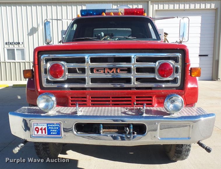 image for item DB2840 1982 GMC 7000 pumper fire truck