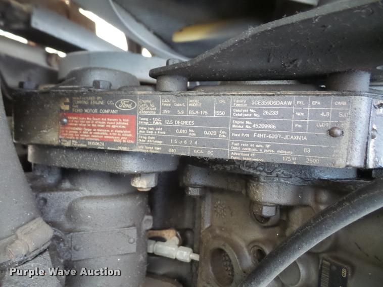 image for item DB2867 1995 Ford F800 bucket truck