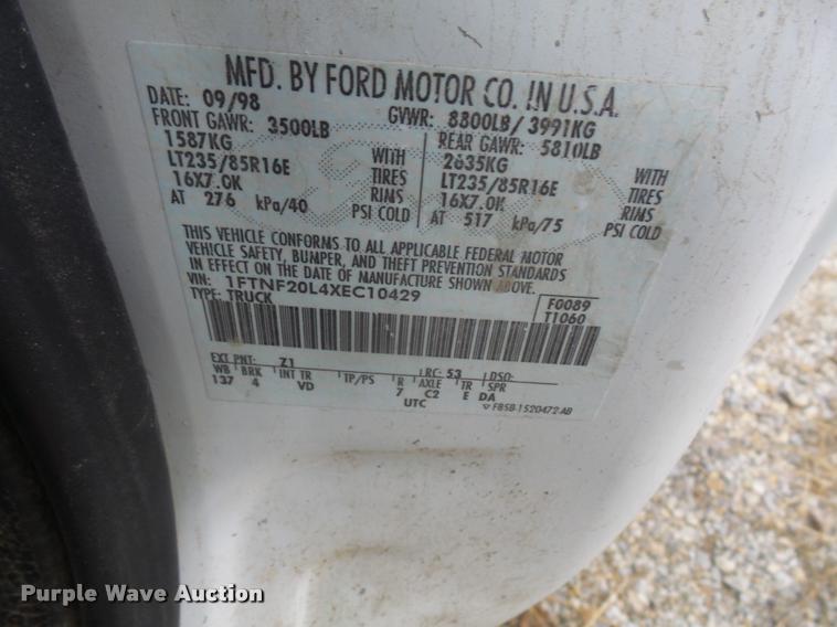 image for item DB2869 1999 Ford F250 Super Duty pickup truck