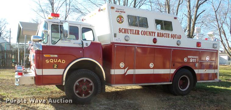 image for item DB5414 1976 Ford 8000 fire truck