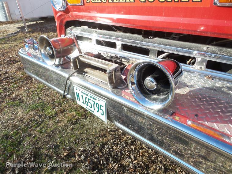 image for item DB5414 1976 Ford 8000 fire truck